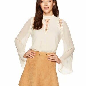 NWT Haute Hippie Parkie Blouse, Size Medium